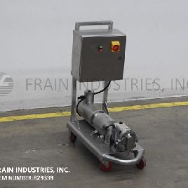 1-10 GPM @ 200 psi,Waukesha#15, positive displacement pump with 316 Stainless Steel contact parts, clockwise or counter clockwise (2 available)