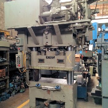 100 Ton,Savage, 4-post,6" str,15 DL,36 x 20 bed, hydraulic slide ejector plate,1972,#17649-Z