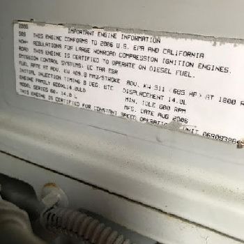 300 KWDetroitDiesel Spectrum #300DSED, 277/480 V., WPE, 685 HP, EPA Tier 3, 439 hrs.,â€™06,$37500