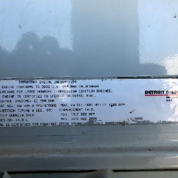 300 KWDetroitDiesel Spectrum #300DSED, 277/480 V., WPE, 685 HP, EPA Tier 3, 439 hrs.,â€™06,$37500