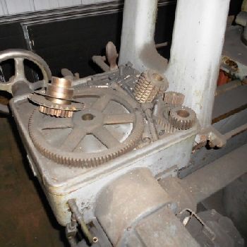 Barber-Colman#16-56, horizontal double thread index worm, 16" diameter, 1943, #4524