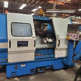 Femco # WMCL-35/70, centro de torneado CNC, 24.4 "sw, 15 mandril, 3.5 bar, Fanuc OT, 1995, # 5471
