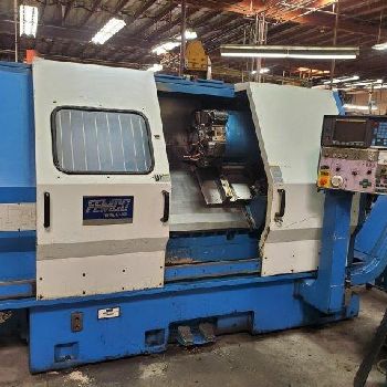 Femco#WMCL-35/70, CNC turning center,24.4" sw,15 chuck,3.5 bar,Fanuc OT,1995,#5471