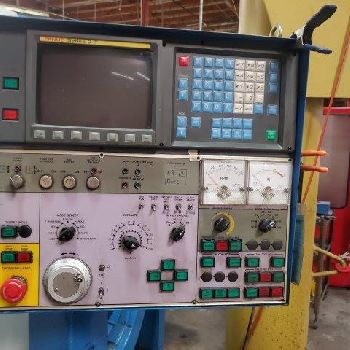 Femco#WMCL-35/70, CNC turning center,24.4" sw,15 chuck,3.5 bar,Fanuc OT,1995,#5471