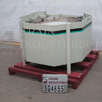 Hoppmann#FT50-1LCRS, automatic 50" diameter centrifical bowl feeder rated from 100-2000 ppm (2 available)