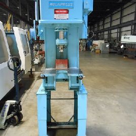 8 Ton,Denison#MULTIPRESS-WR87M, 12" stroke, 18 x 11 bed, 7.5 HP, stand, #TK-19711