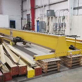 5 Ton, Kone, Portée de 41’4 ", élévateur de 26", radio, 75 '(x2) voies / pistes / colonnes disponibles, 1998, # 1982