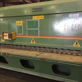 1/2" x 10â€™Accurshear#850010, hydraulic shear,36 BG,4-squaring arm,40 HP,#10803