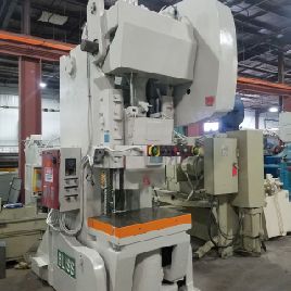 110 Ton,Bliss#C-110, 8" stroke, 15 SH, 40 SPM, 42 x 27 bed, air clutch, #4491