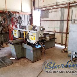 13 "x 18Hyd-Mech # S20A, automatikus vízszintes forgás, könnyű lengés, nagy teljesítményű öntöttvas hd fűrész, automatikus multi-indexelés, # C5126