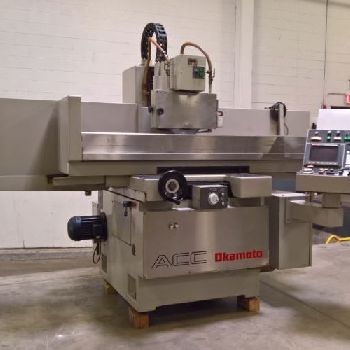 12" x 24Okamoto#ACC-1224EX, Fanuc-Okamoto CNC,Fine line chuck,over whl dress,’95