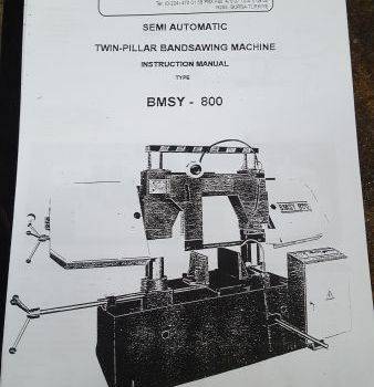 1298 - Saw - Belt SAHINLER BMSY-800 -