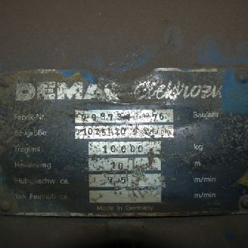 5 - Bridge crane - GH / DEMAG -