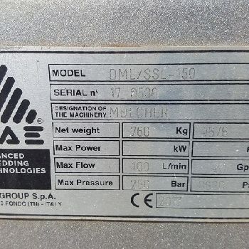 2017 FAE DML SSL-150 SKID STEER MULCHER 2484394 USED