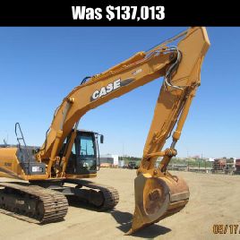 2012 CASE CX210B EXCAVATOR 7105796 USED