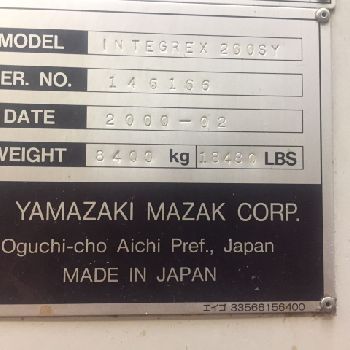 MAZAK INTEGREX 200 SY + FLEX GL-100C