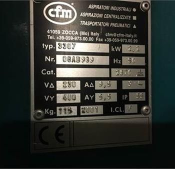 CFM 3308 Industrial vacuum cleaner