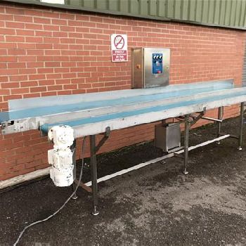 Total Stainless twin lane conveyor