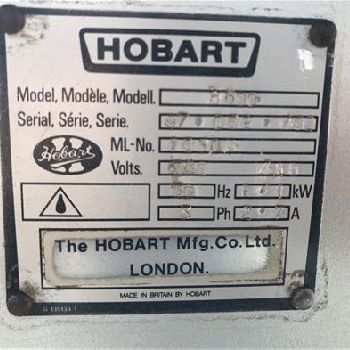 Hobart H600 planetary mixer