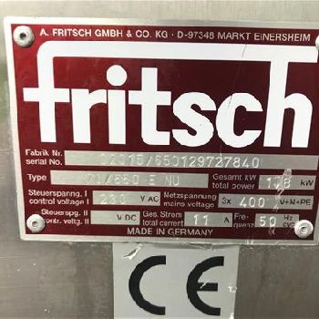Fritsch 70/650 E NU pastry brake