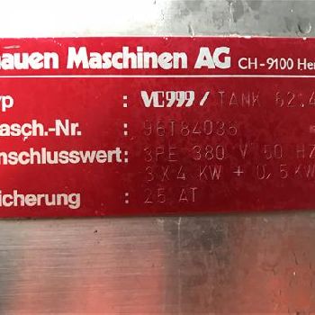 Inauen Maschinen AG VC999 Diptank