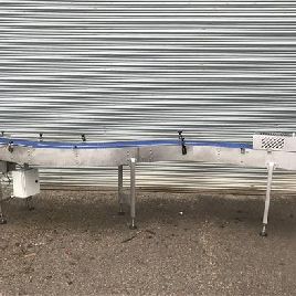 Transportador de curvatura de acero inoxidable NNP S