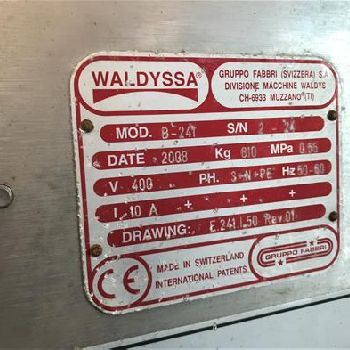 Waldyssa Top Lid B241 Automatic tray sealer
