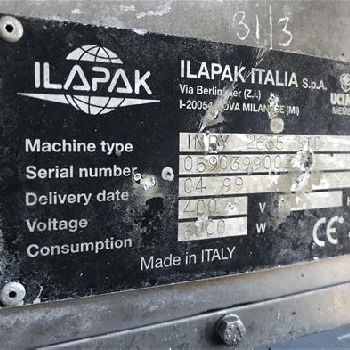 Ilapak Carrera 2000PC Flow wrapping line
