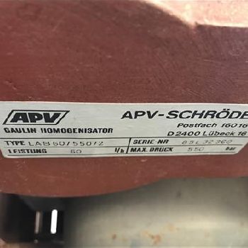 APV Gaulin Lab 60 Homogenizer