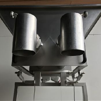 Leonhardt Stainless hopper and twin screw feeder