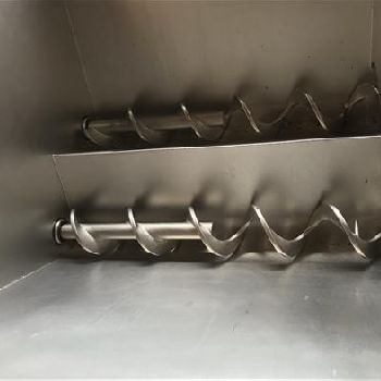 Leonhardt Stainless hopper and twin screw feeder