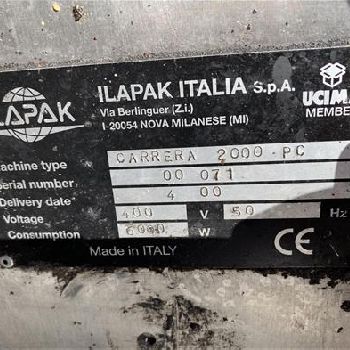 Ilapak Carrera 2000 PC Flow wrapper