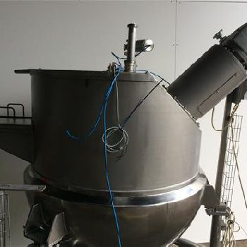 Giusti 500L Stainless jacketed mixing vessel