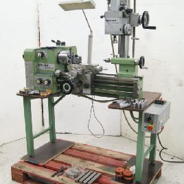 Toolroom lathe Weiler Primus with milling attachment