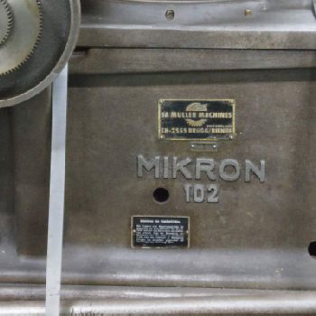 Hobbing machine Mikron 102