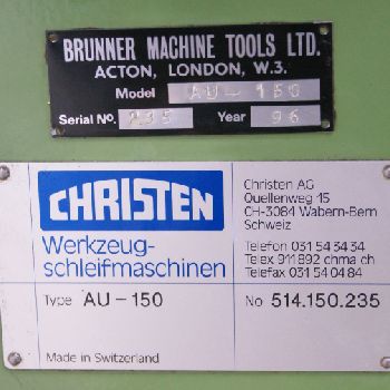 Tool and cutter grinder Christen AU150