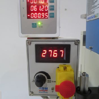 Drilling and milling machine HBM BF 16 DRO