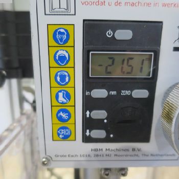 Drilling and milling machine HBM BF 16 DRO