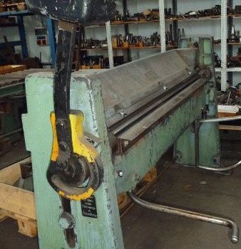 Swivel bending machine, manual